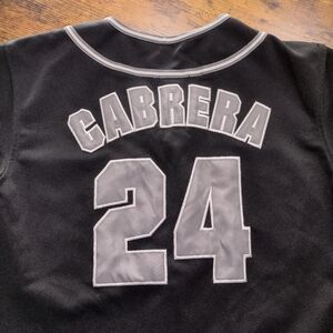 Detroit Tigers MLB Miguel Cabrera Jersey Majestic Youth X-Large